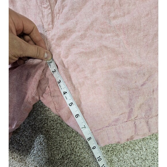 J Crew Shorts Mens 36 9in Inseam Red Washed Twill Chino Classic Fit Cotton - Picture 5 of 8